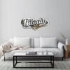 Bitcoin Retro Logo BTC Acrylic Mirror - Custom Mirror Featuring Bitcoin Design