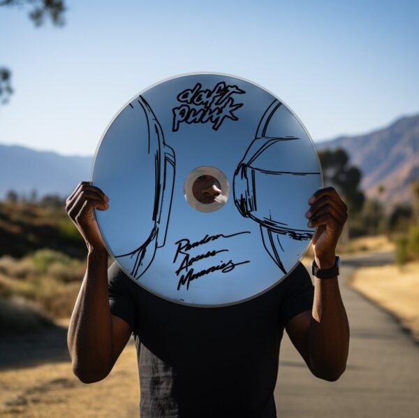 Daft Punk CD Mirror Art Print disc
