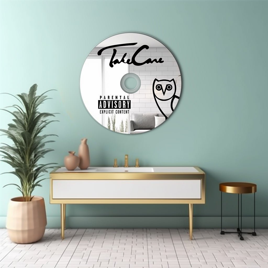 Drake CD Mirror - Take Care Disk Mirror