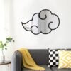 Akatsuki cloud-shaped mirror with a sleek, anime-inspired design.