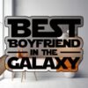 Best Boyfriend In The Galaxy I Girlfriend Star Design Mirror