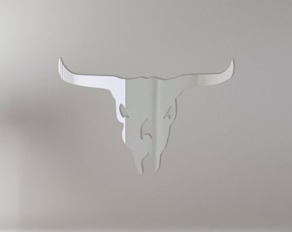 Bison Skull Mirror Sign