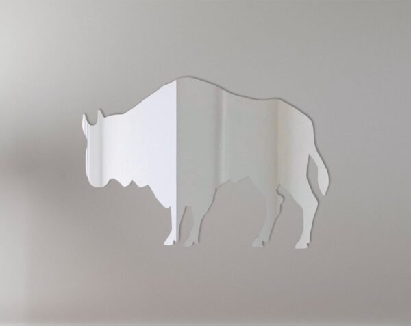 Buffalo Mirror Sign