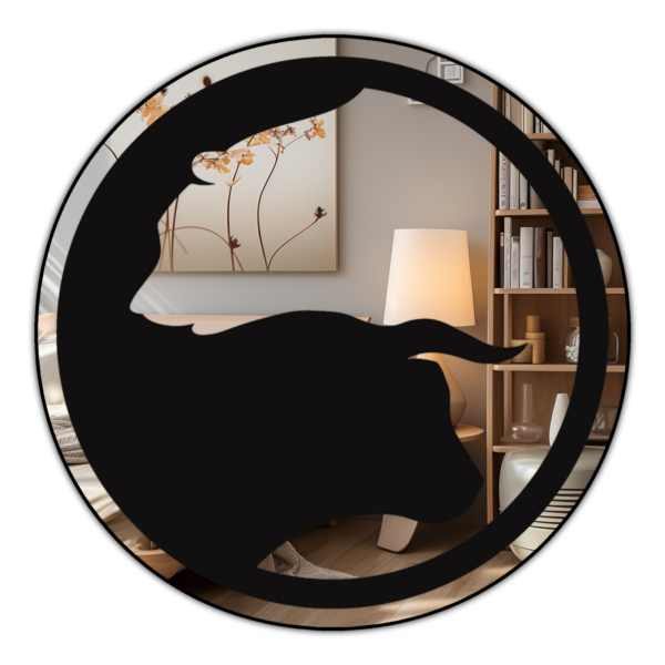 Bull and Bear Mirror