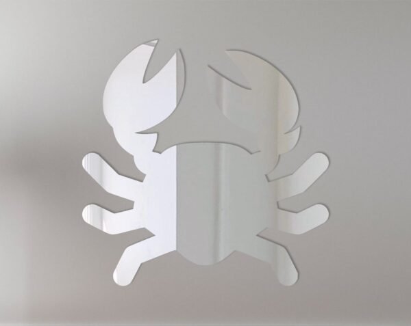 Cartoon Crab 2 Mirror Sign