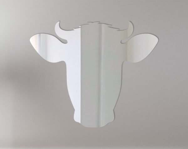 Cow Head Mirror Sign