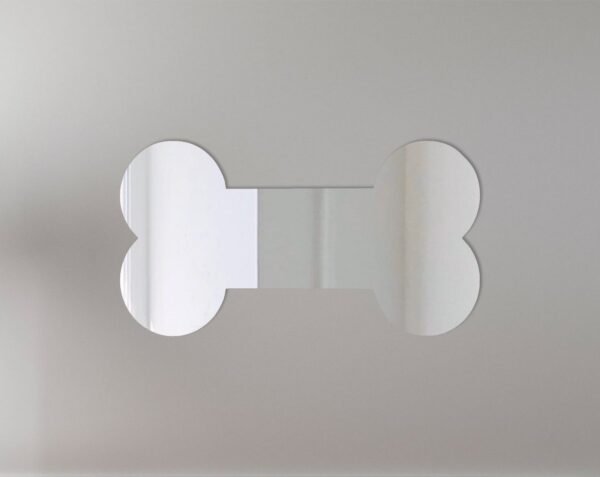 Dog Bone Mirror Sign
