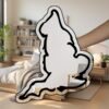 England Minimalistic Country Outline Mirror