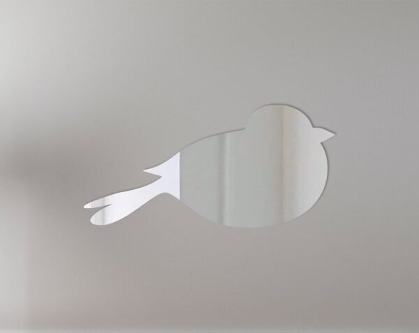 Fat Bird Mirror Sign