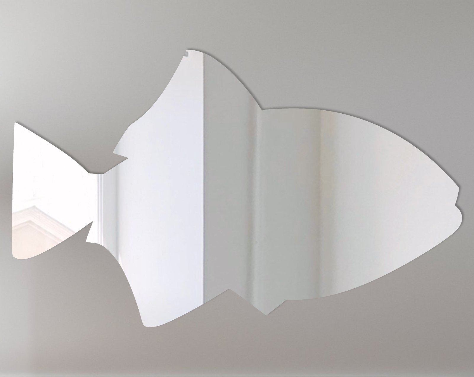 Mirror Pattern Fish Fish 1 Mirror Sign Custom Mirror