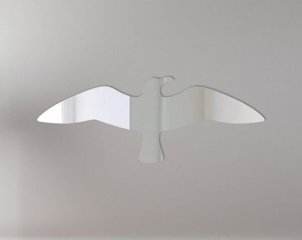 Flying Seagull Mirror Sign