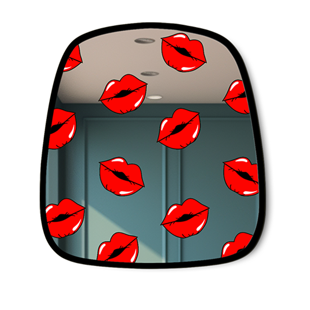 Pop Art mirror Lips on Mirror