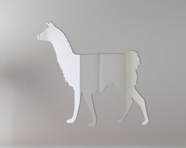 Llama Mirror Sign