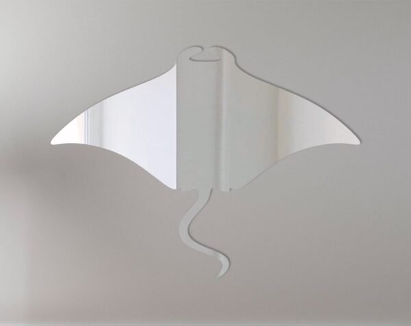 Manta Ray Mirror Sign