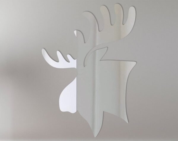 Moose Head Mirror Sign