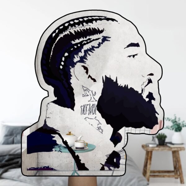 Nipsey Hussle Side Profile With Eye Mirror