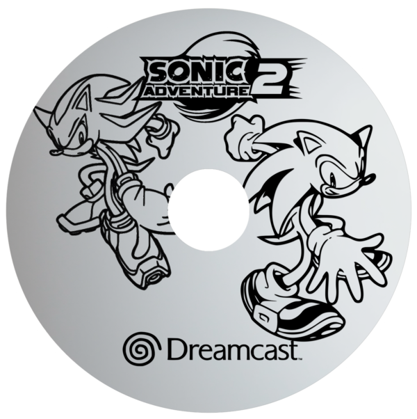 Sonic Adventure 2 CD Mirror - Iconic Game-Inspired Home Decor