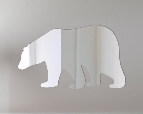 Polar Bear Mirror Sign