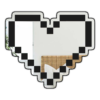 Pride Heart 8 Bits Mirror