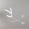 Reindeer Antler Mirror Sign