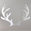 Reindeer Antlers Mirror Sign