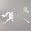 Running Horse Mirror Sign