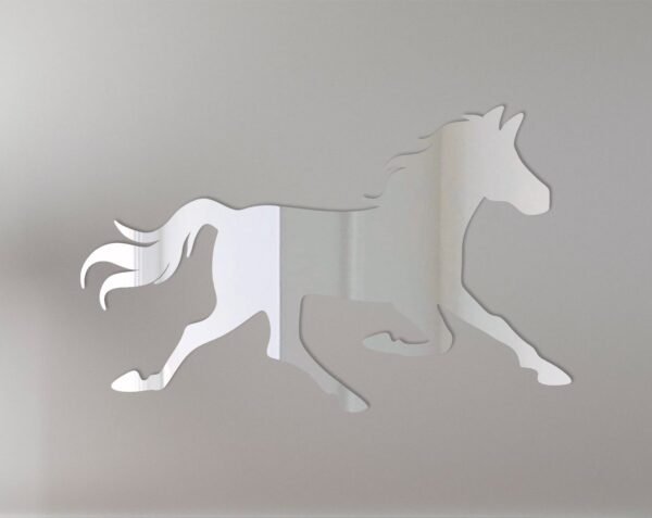 Running Horse Mirror Sign