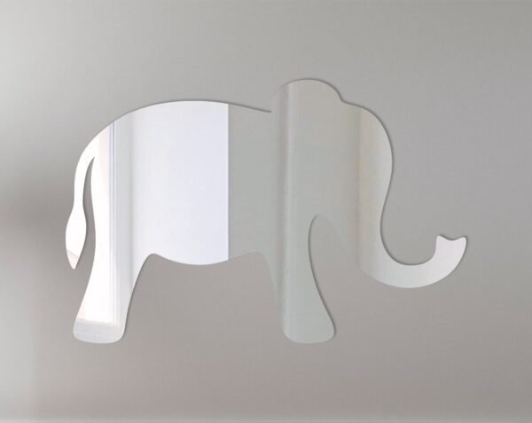 Simple Elephant Mirror Sign