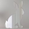 Sitting Bunny Mirror Sign