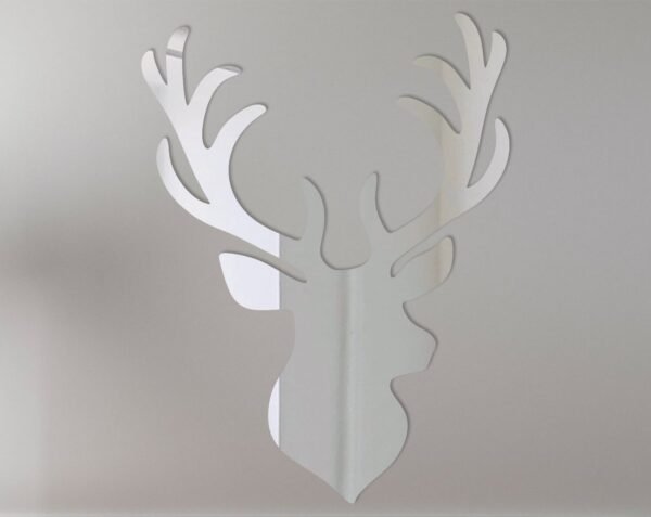 Stag Head Mirror Sign