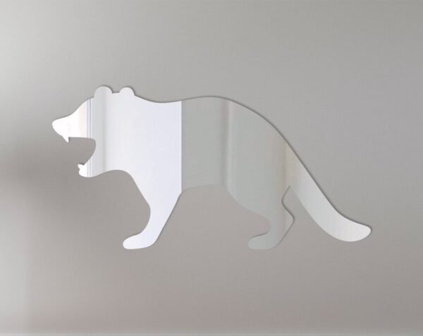 Tasmanian Devil Mirror Sign