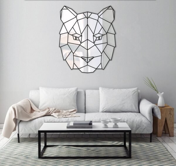 Tiger mirror | Geometric Animal mirrors Modern Art