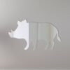 Warthog Mirror Sign