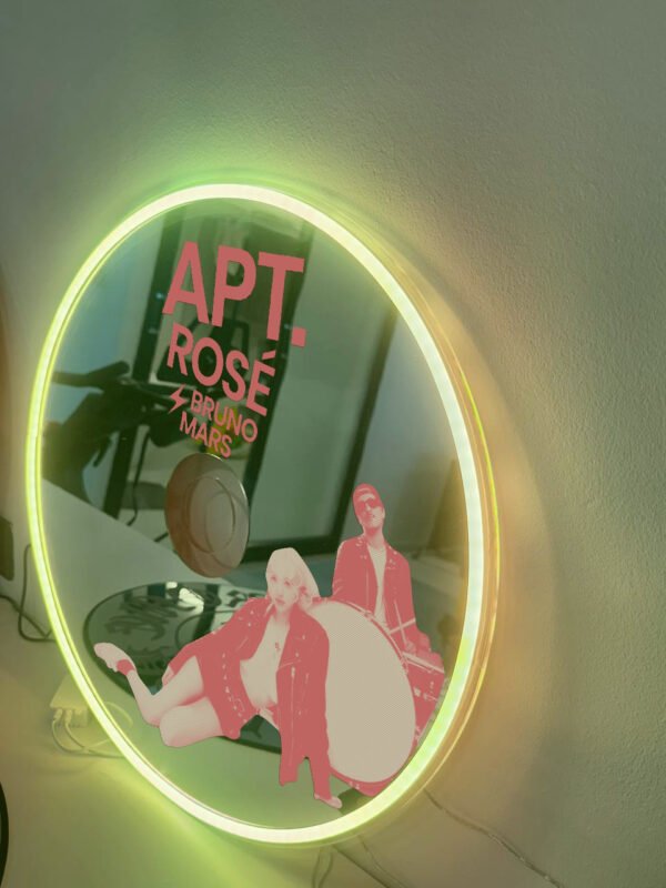 Best Christmas Gift for Rose BLACKPINK Fans – 'APT' Neon CD Mirror