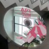 APT Album mirror art in the shape of a CD, available in 13-inch and 20-inch sizes.