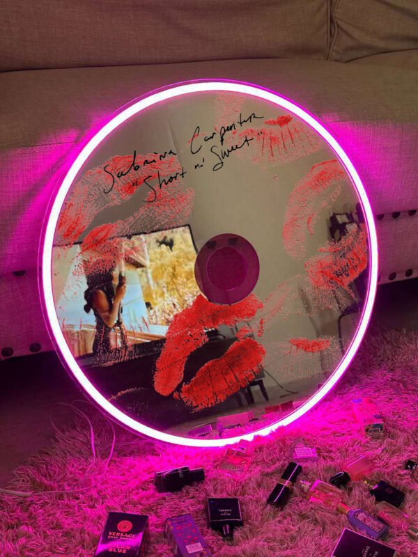 Sabrina Carpenter Short ‘N Sweet Album Cd Mirror Neon