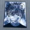 Gojo Satoru mirror featuring manga-style artwork