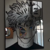 gojo satoru wall mirror