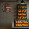 Custom mirror for donut pastry
