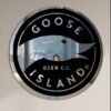 Goose Island Beer Mirror reflecting light