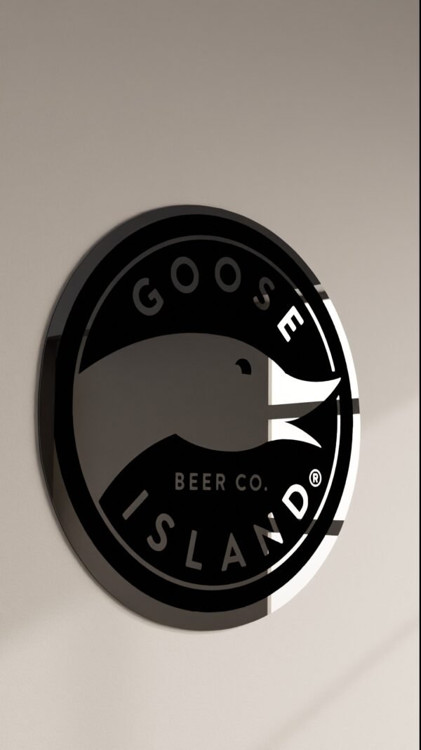 Goose Island Beer Mirror side angle