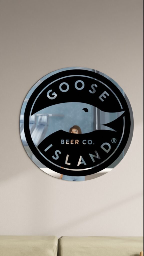 Goose Island Beer Mirror