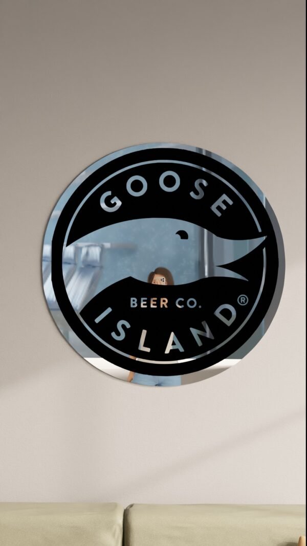 Goose Island Beer Mirror front view