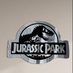 jurrasic park logo mirror