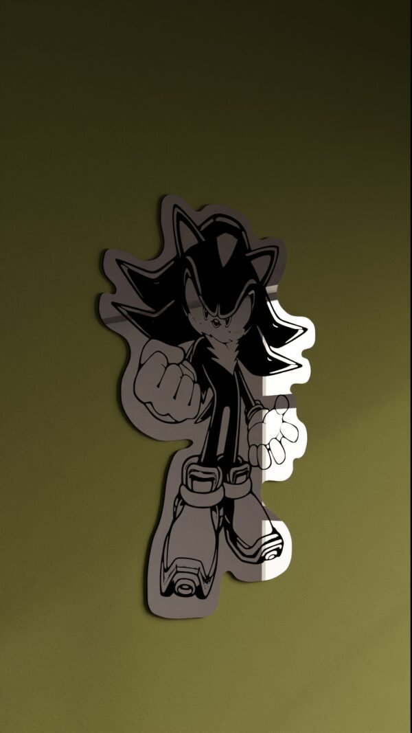 Shadow the hedgehog power-stance mirrors