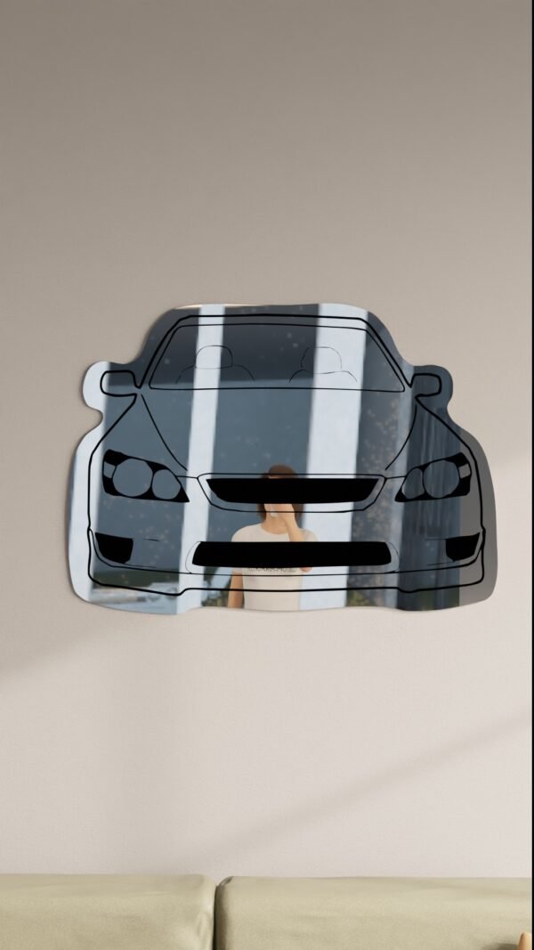 Lexus IS200 rear view acrylic wall mirror